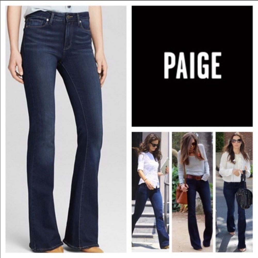 Anthropologie Brand Paige High Rise Bells - Stretchy Flares